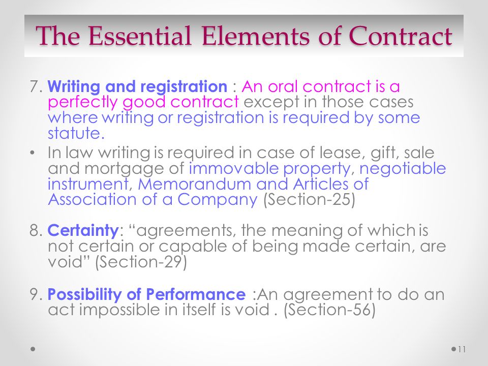 The 5 Essential Elements of Commercial Contracts